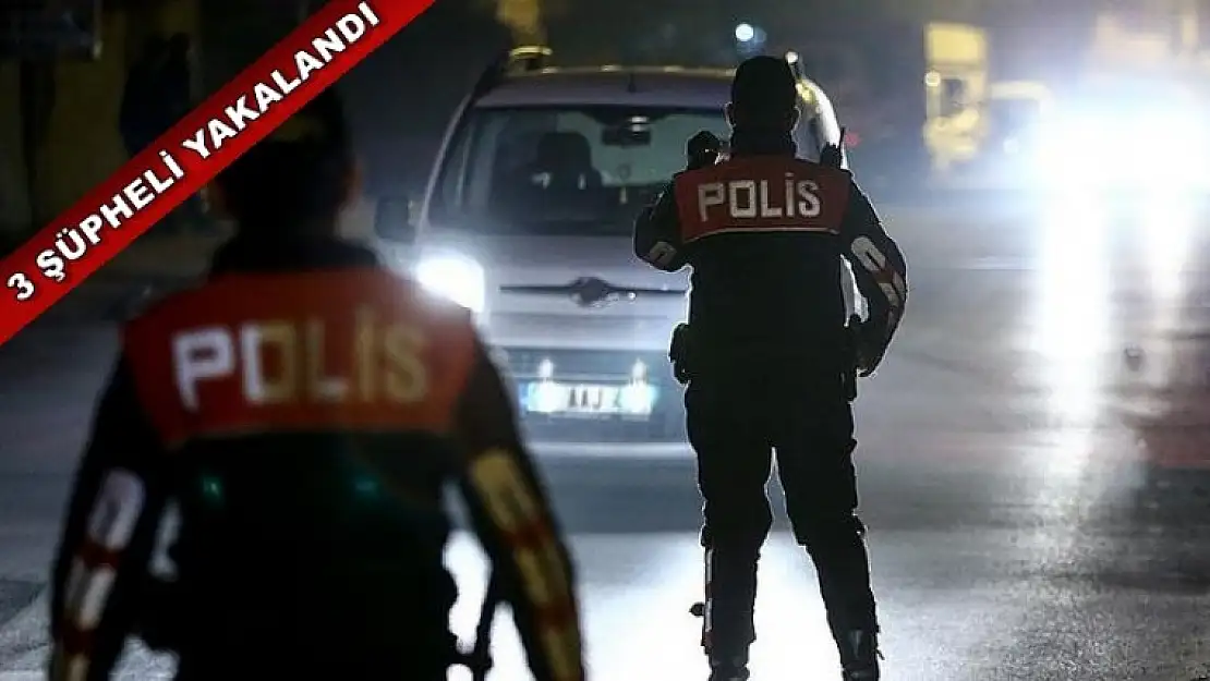 Elazığ'da 3 Şüpheliye Gözaltı