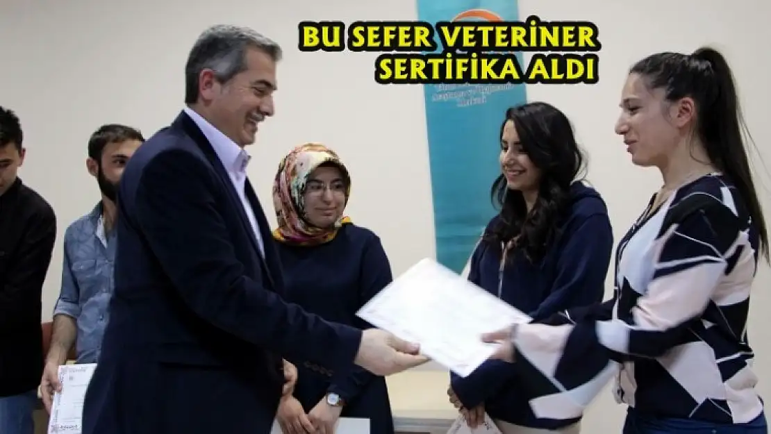 Veteriner Hekimler Sertifika Aldı