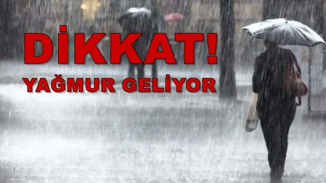 Meteoroloji Uyardı: Yağmur Geliyor!