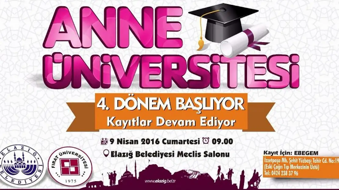 Anne Üniversitesi Öğrencilerini Bekliyor!