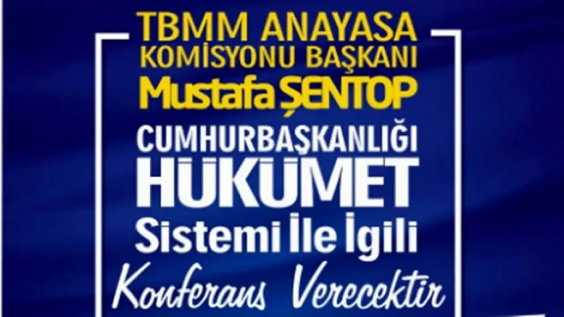 Şentop Elazığ'a Gelecek