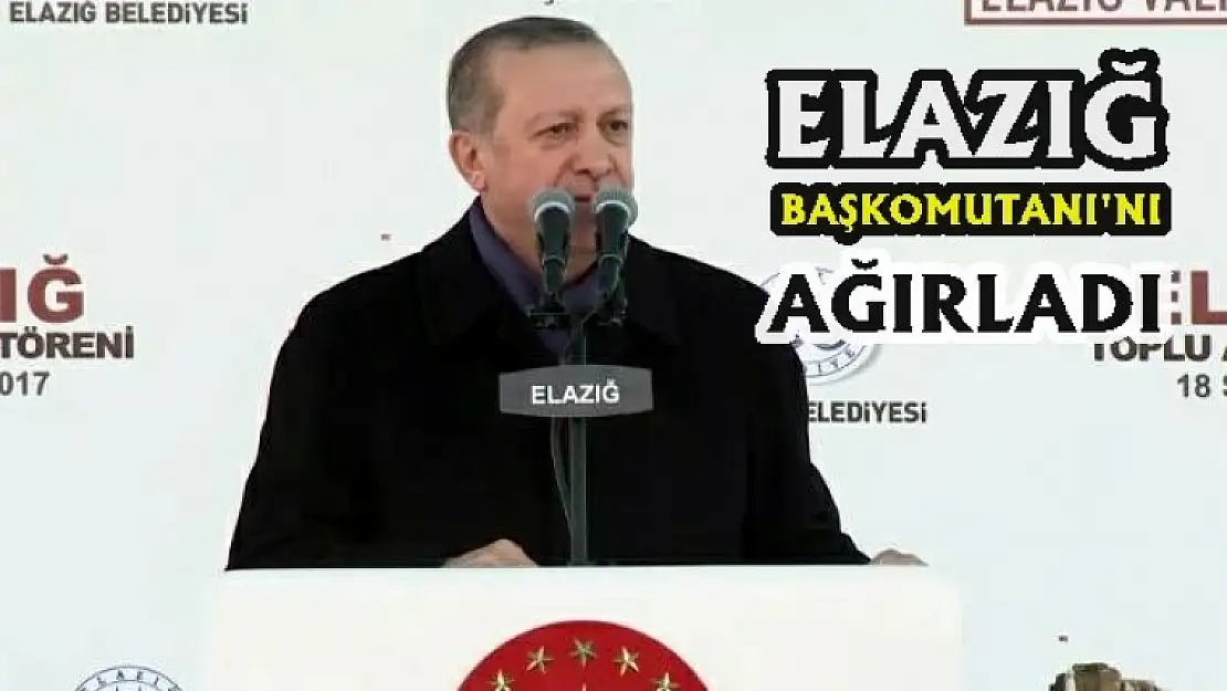 Cumhurun  Başkanı Elazığ'da Konuştu