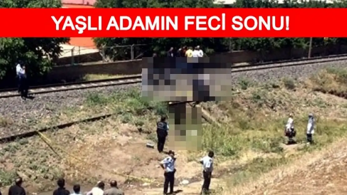 64 Yaşındaki Adama Tren Çarptı