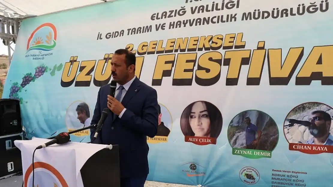 ​Elazığ 2.Geleneksel Üzüm Festivali Yapıldı