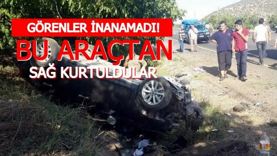 Yoldan Çıktı Takla Attı!
