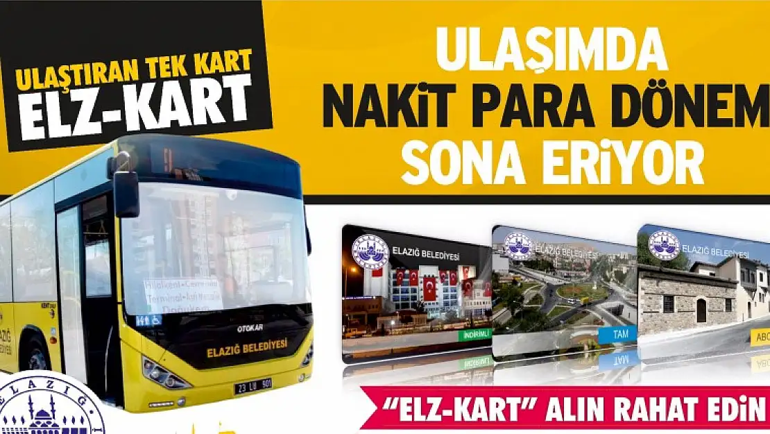 Ulaşımda Elz Kart Dönemi Başlıyor