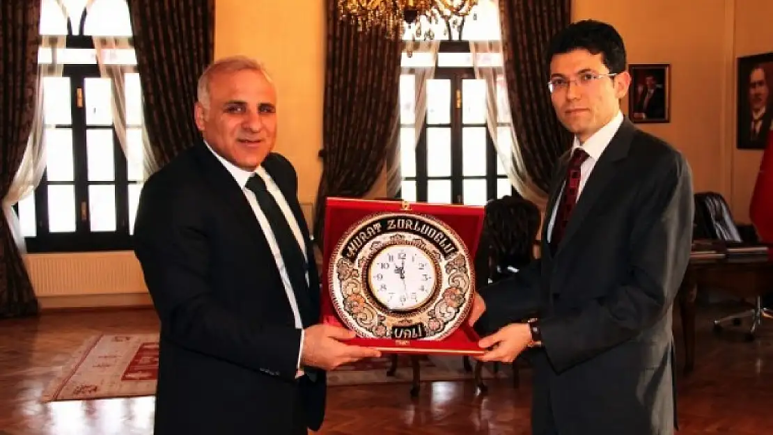 Pertek Kaymakamından Zorluoğlu'na Ziyaret