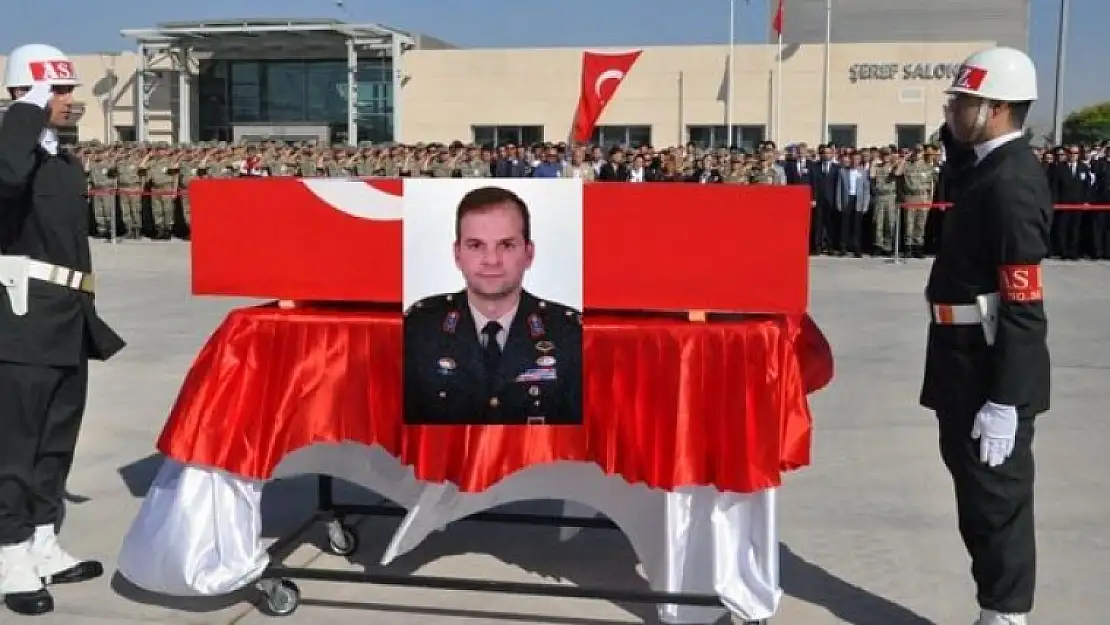 Şehit Binbaşı İçin Tören Düzenlendi