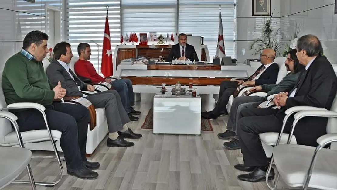 Medya Kuruluşlarından Başkan Alan'a Ziyaret