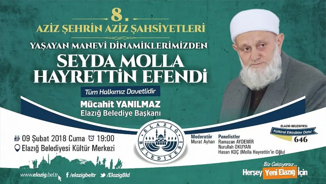 Elazığ Belediyesi'nden Davet
