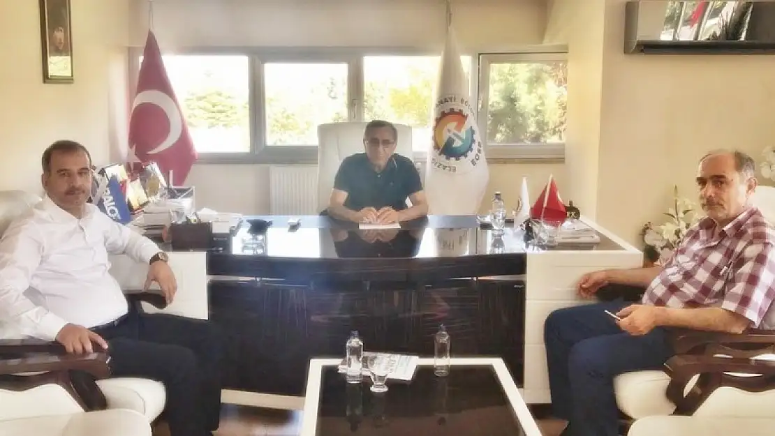 Başkan Alan'dan OSB Başkanı Öztürk'e Ziyaret