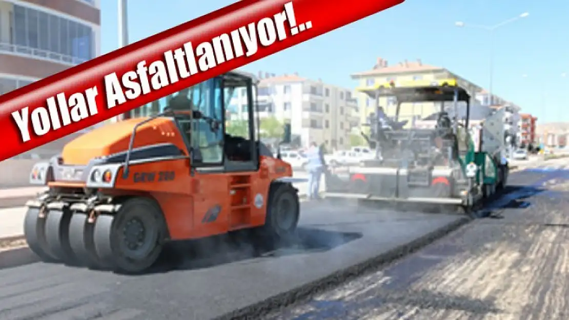 Bozuk ve Stablize Yollar Asfaltlanıyor!