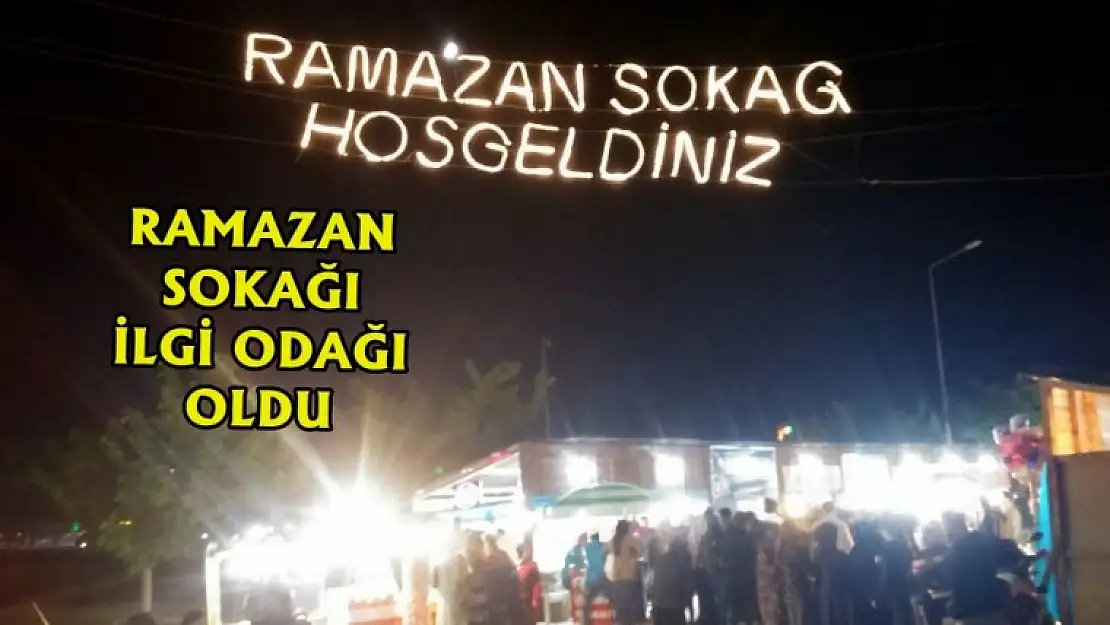 Vatandaşlardan Ramazan Sokağı'na Büyük İlgi