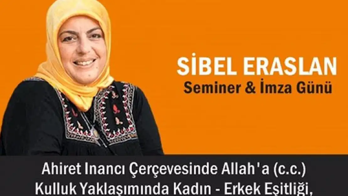 KADEM Yazar Eraslan'ı Ağırlayacak