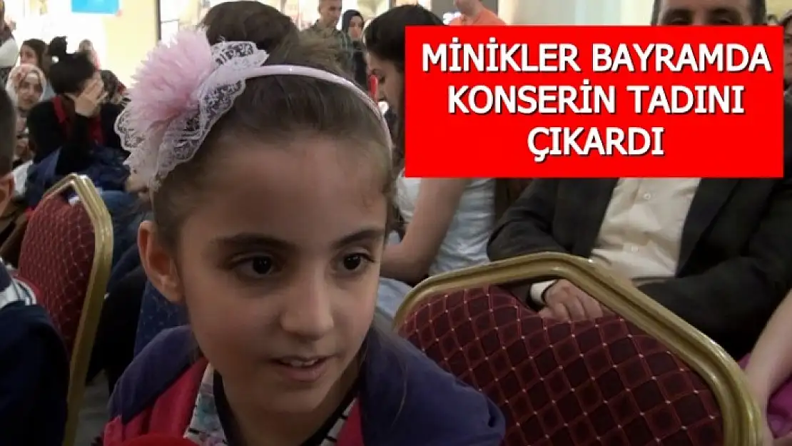 Minikler Şarkılarla Coştu