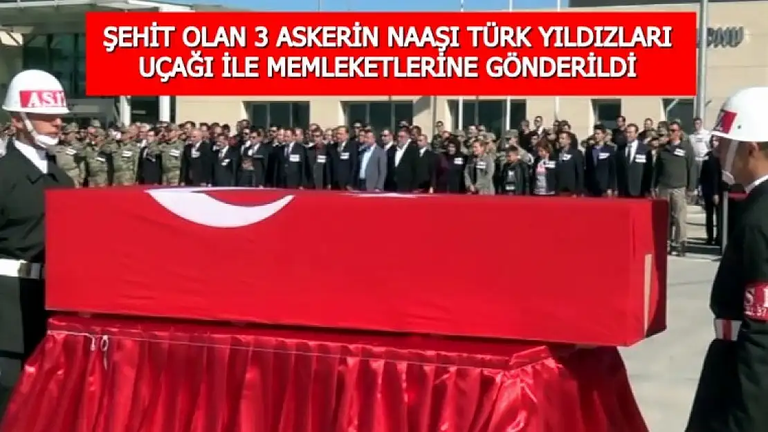 Şehitler Memleketlerine Uğurlandı