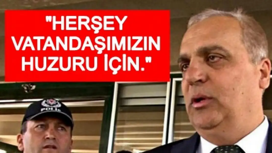 Emniyet Tedbirleri Aldı
