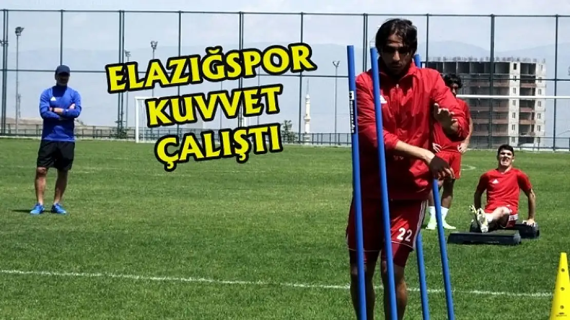 Elazığspor'da Çift Antrenman