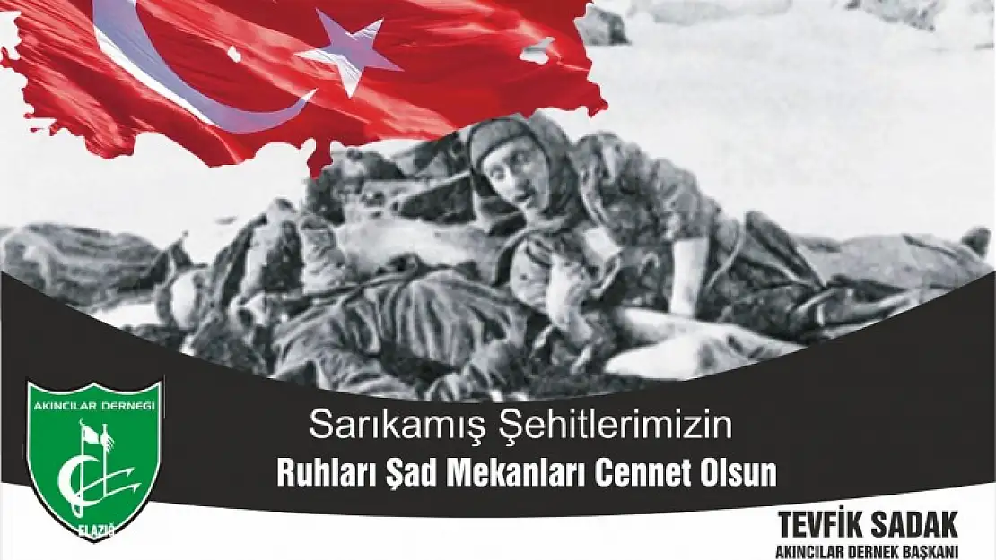 Akıncılar Başkanı'ndan Sarıkamış Mesajı
