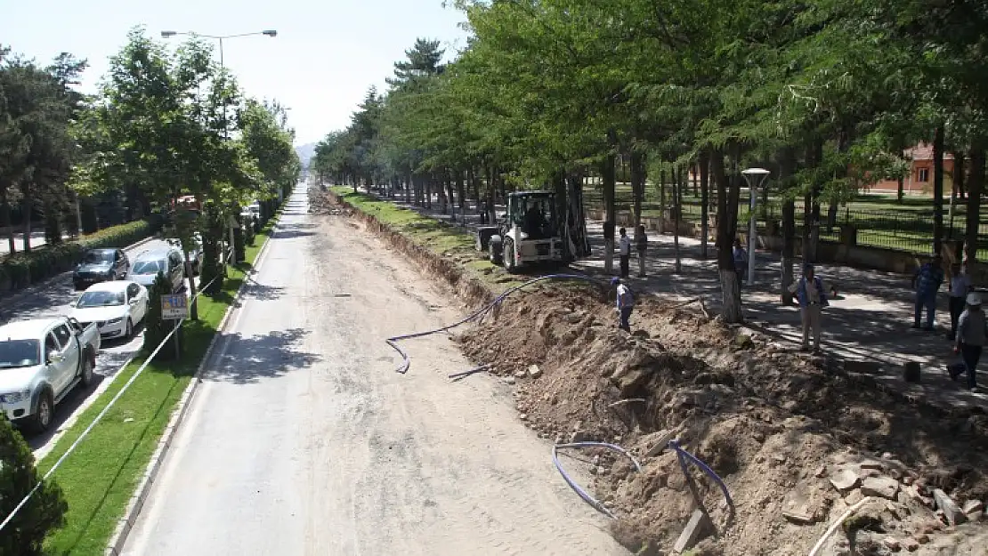 Zübeyde Hanım Caddesinde Çalışmalar Başladı