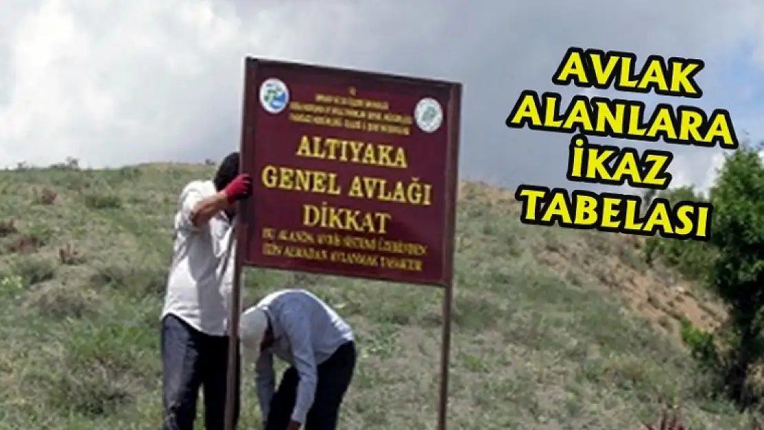 İkaz Tabelaları Konuldu