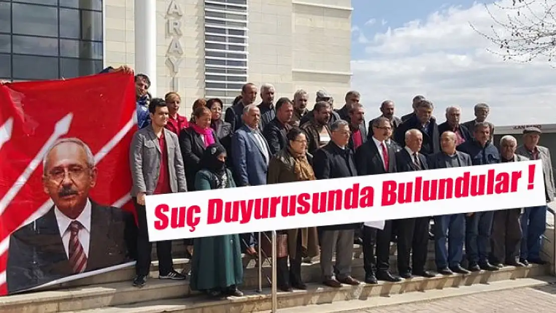 Suç Duyurusunda Bulundular!...