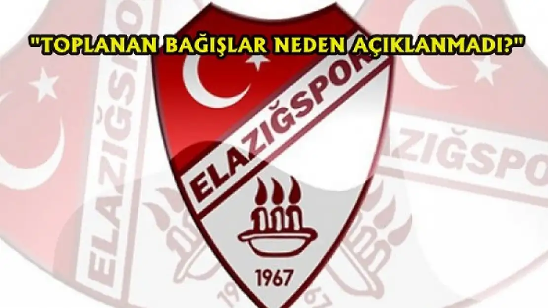 Bağışlar Neden Açıklanmadı?