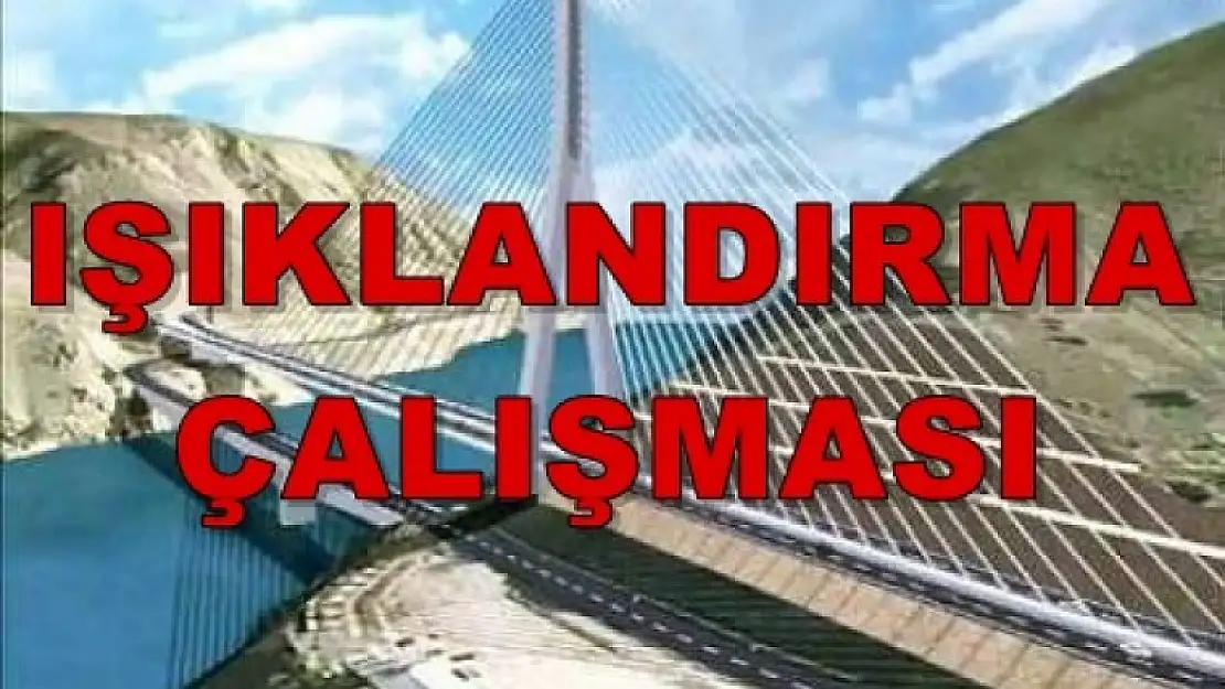 Fırat Köprü Yoluna Işıklandırma