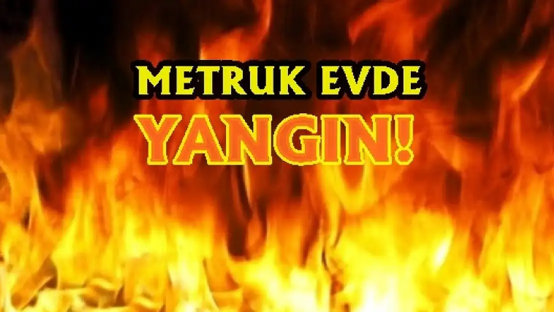 Elazığ'da Yangın