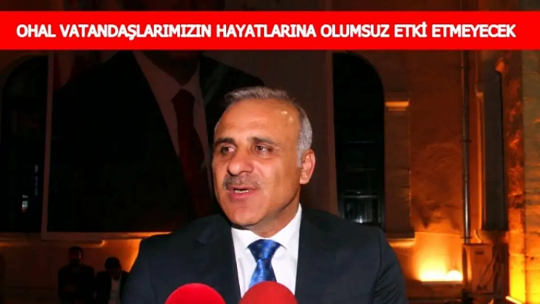 Zorluoğlu'ndan OHAL Değerlendirmesi