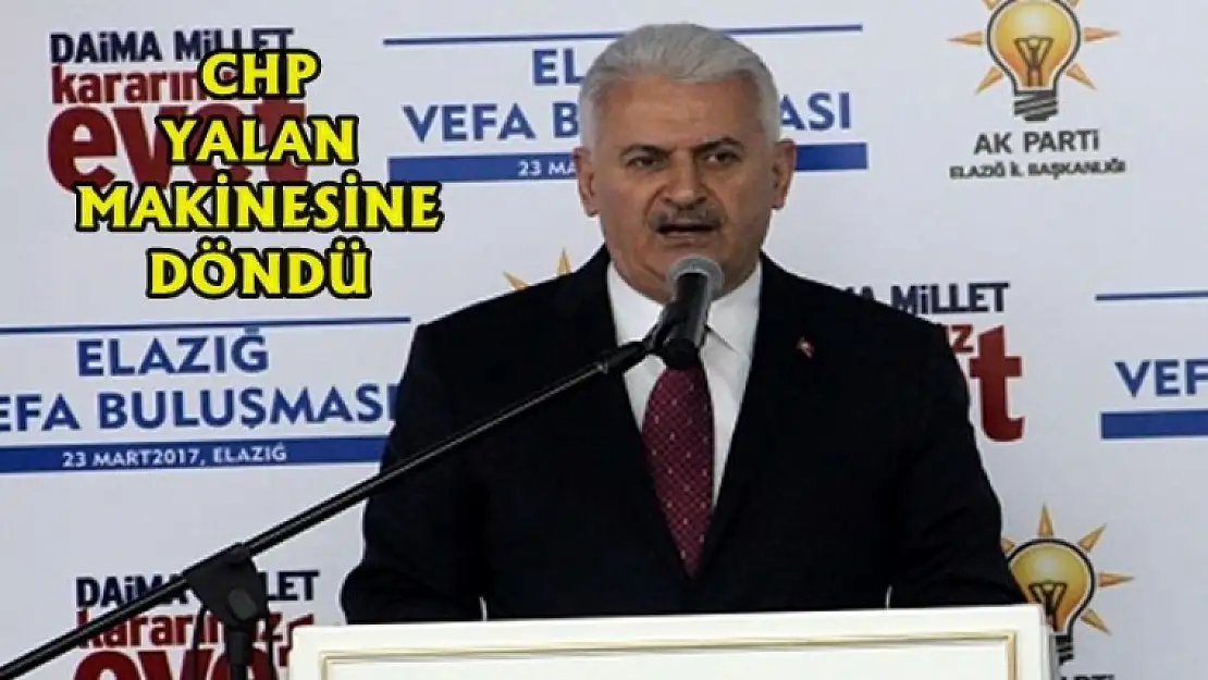 Başbakan Elazığ'da Konuştu