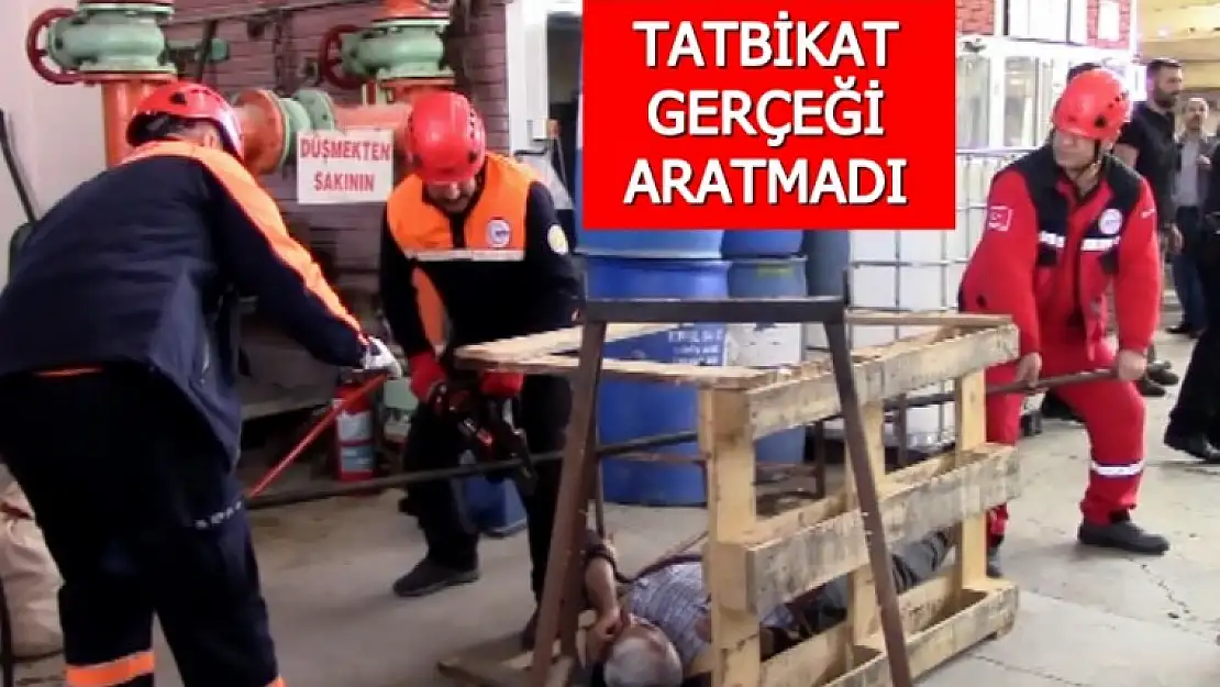 Gerçeği Aratmayan Tatbikat