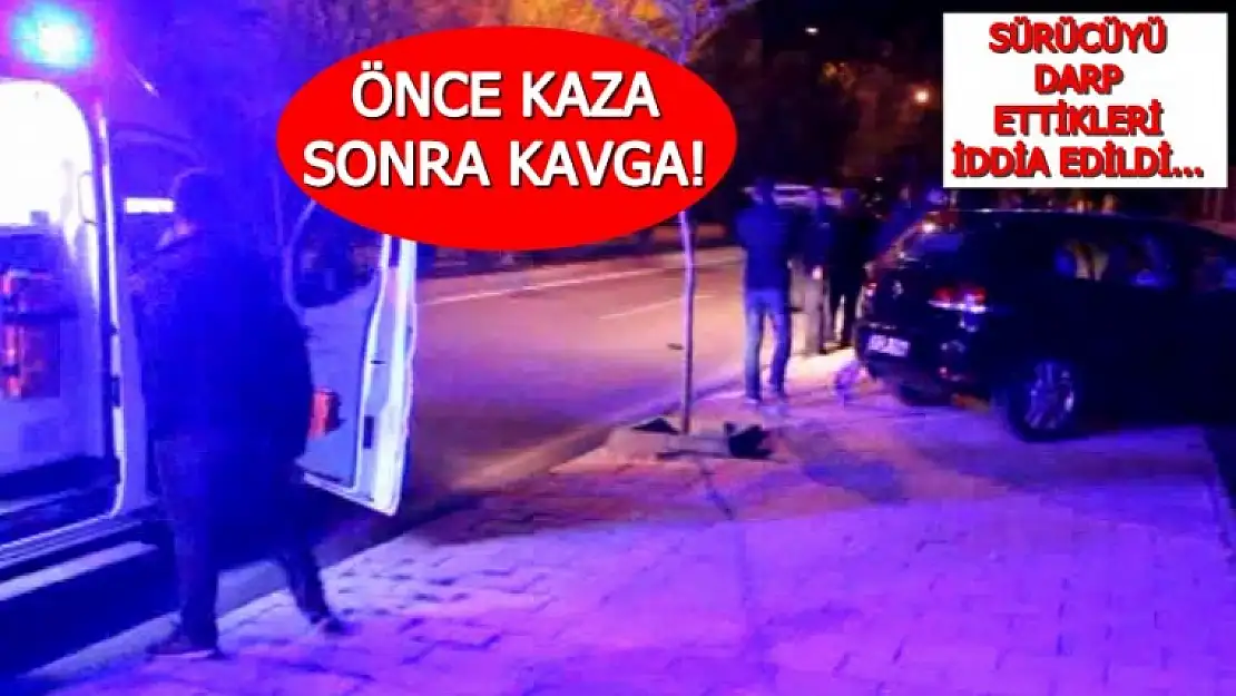 Kazadan Sonra Kavgaya Tutuştular!