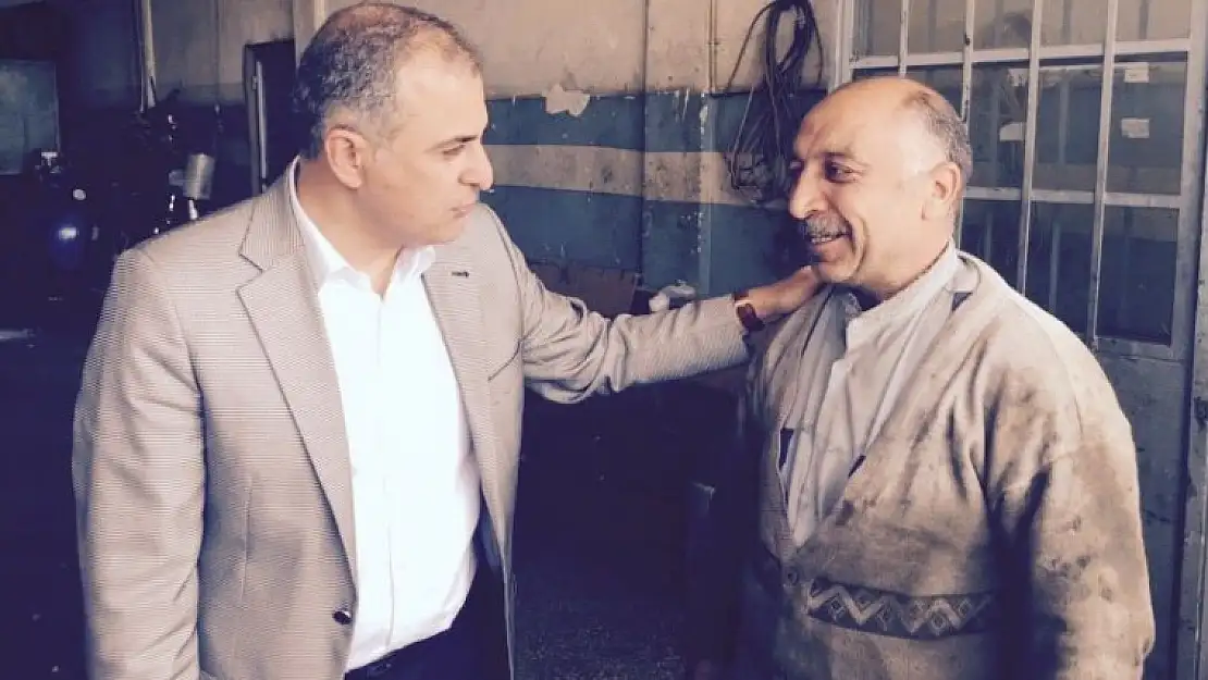 Ak Parti Adayı Metin Bulut Sanayi Sitesinde