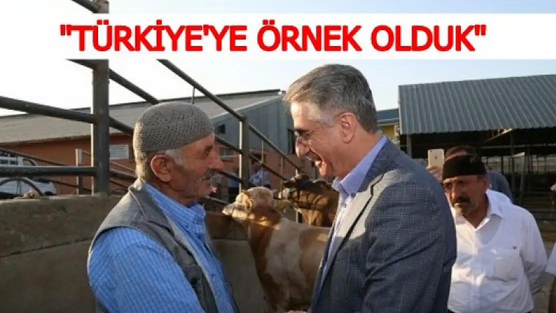 Başkan'dan Hayvan Borsası'nı Ziyaret