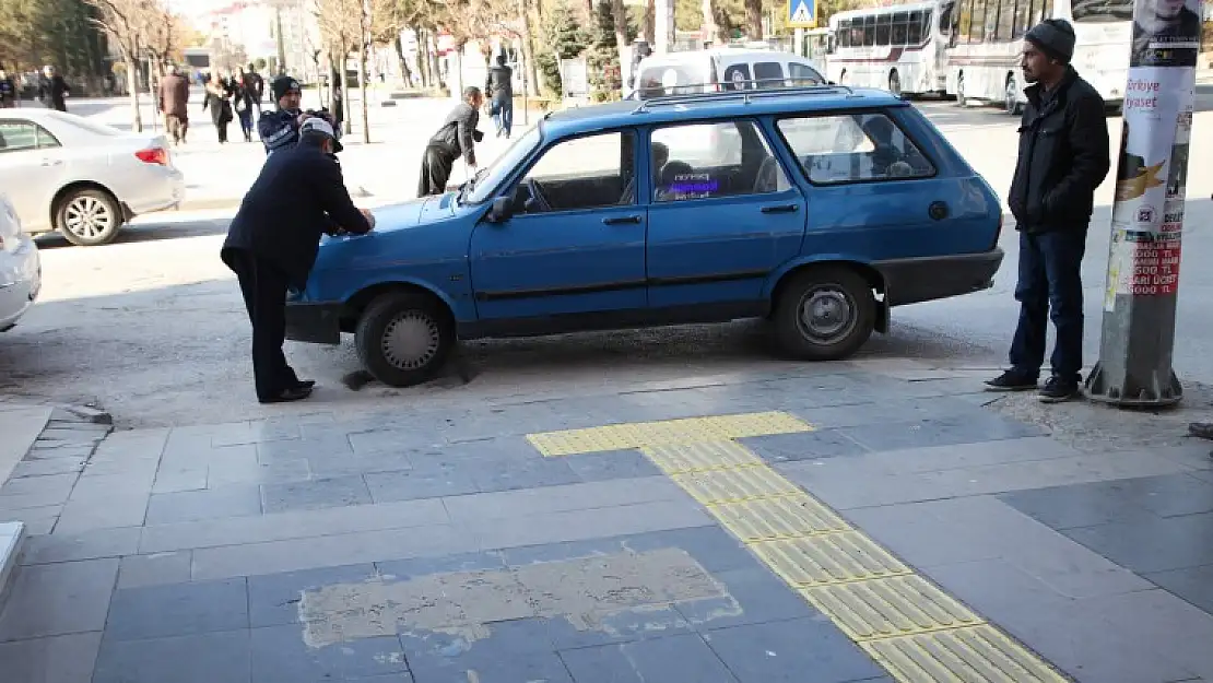 Belediyeden Kaldırım İhlallerine Denetim