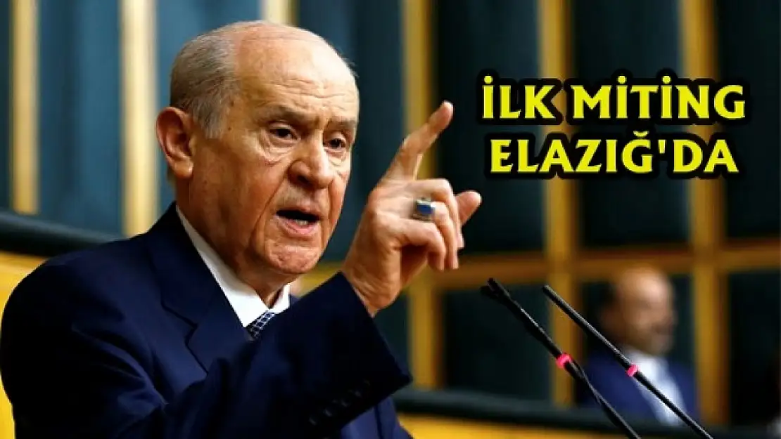 MHP Startı Elazığ'da Verecek