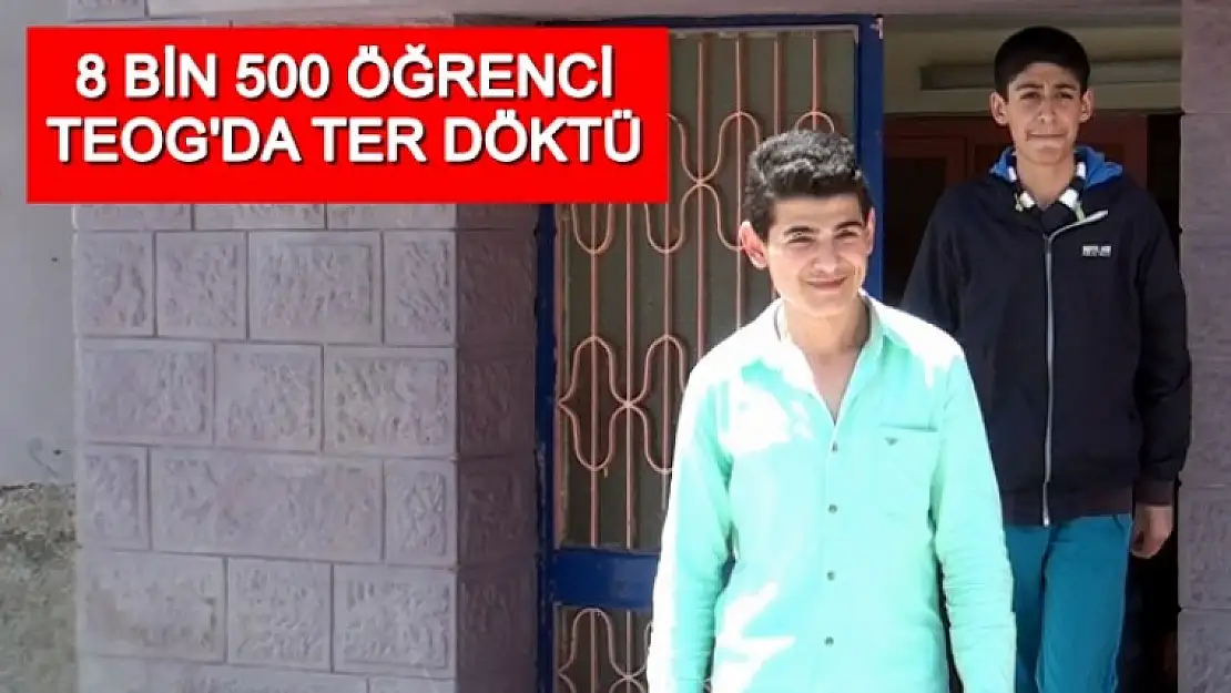 Elazığ'da TEOG Heyecanı