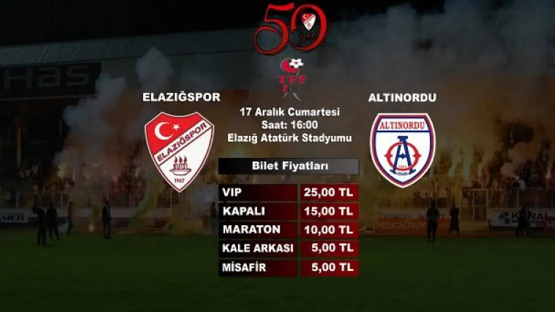 Altınordu Biletleri Satışta