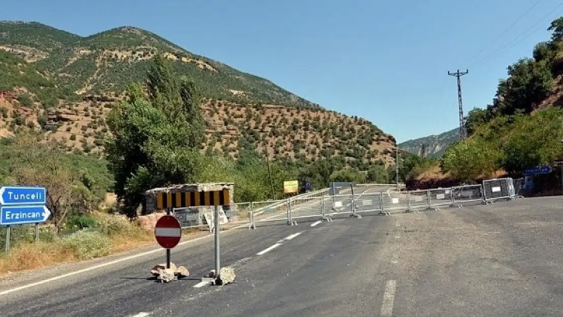 Tunceli Yollarında Geçici Düzenleme