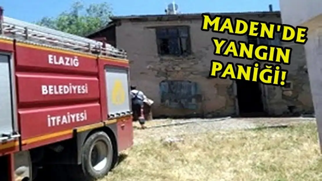Yangın paniğe Neden Oldu!