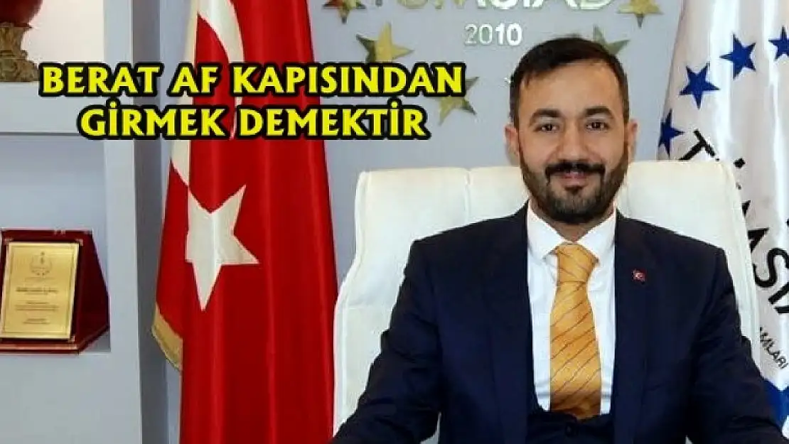 Başkan Sönmez'den Kandil Mesajı