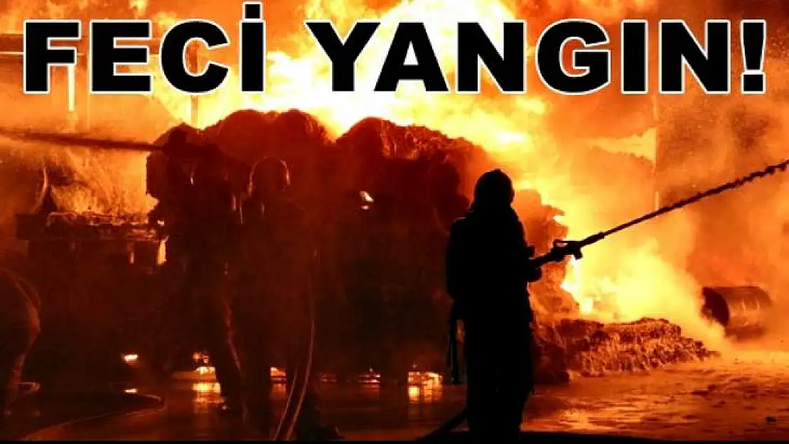 Elazığ'da Feci Yangın! Her Şey Kül Oldu
