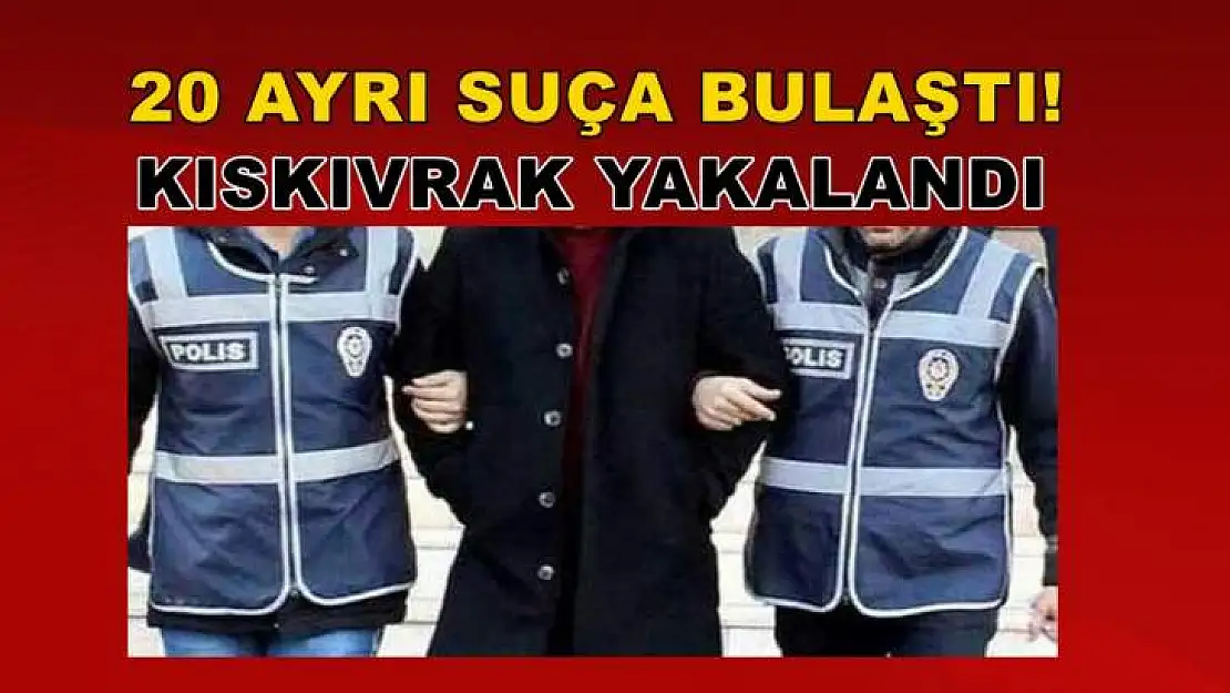 20 Ayrı Suça Karışmıştı, Yakalandı