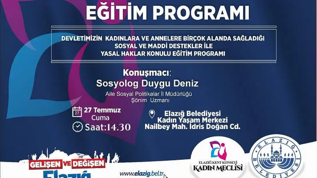 Kent Konseyinden Kadınlara Özel Program