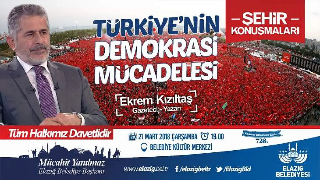 Ekrem Kızıltaş Elazığ'a Geliyor