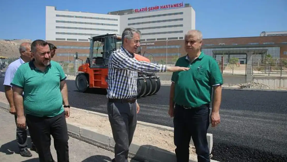 Şehir Hastanesi Yollarında Çalışmalar Sürüyor