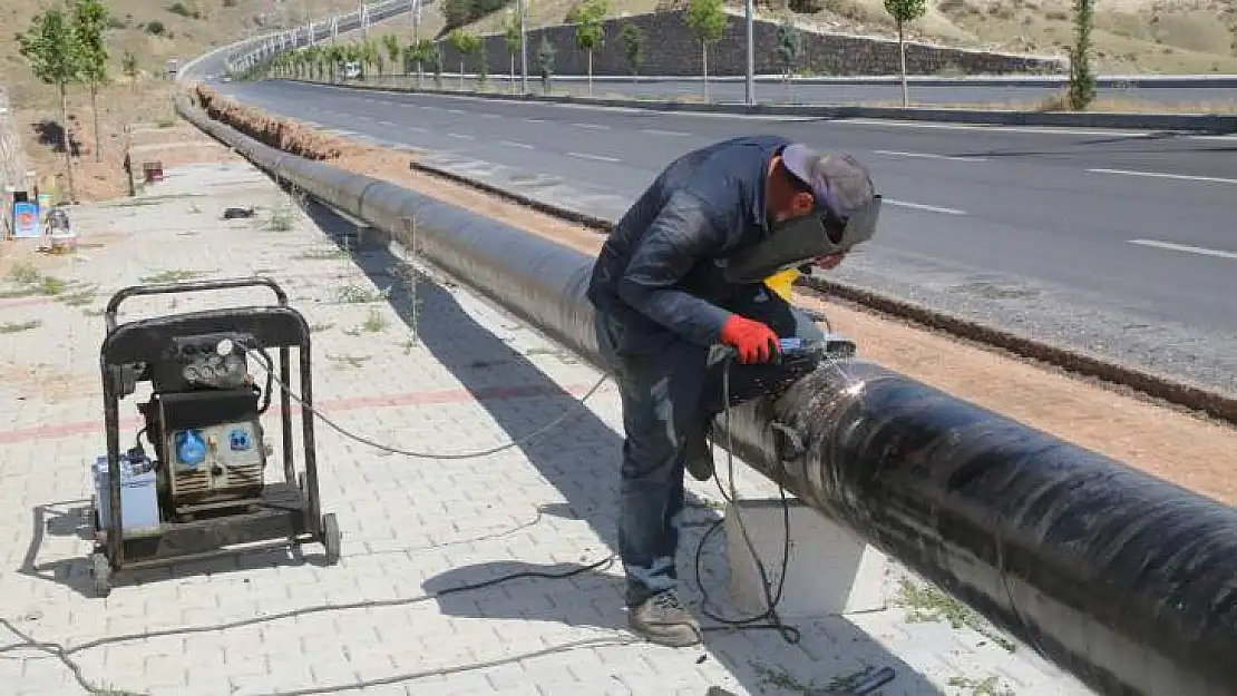 Su Terfi Hattı Çalışmaları Sürüyor
