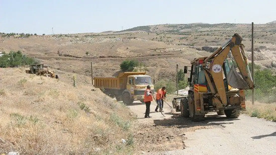 Belediyeden Harput'ta Asfalt Çalışması
