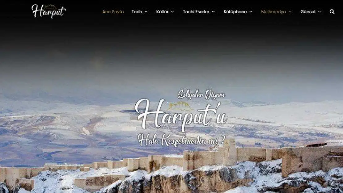 Harput'un tarihi dijital ortama taşındı